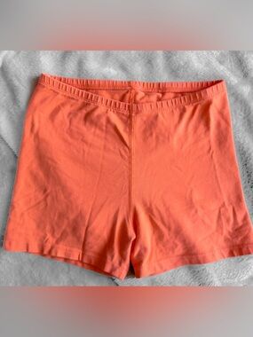Primary Coral Orange Kid Under Shorts sz 10 Boy Girl Cotton Dress Play Versitile